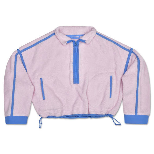 Pink & Periwinkle Sherpa Pullover