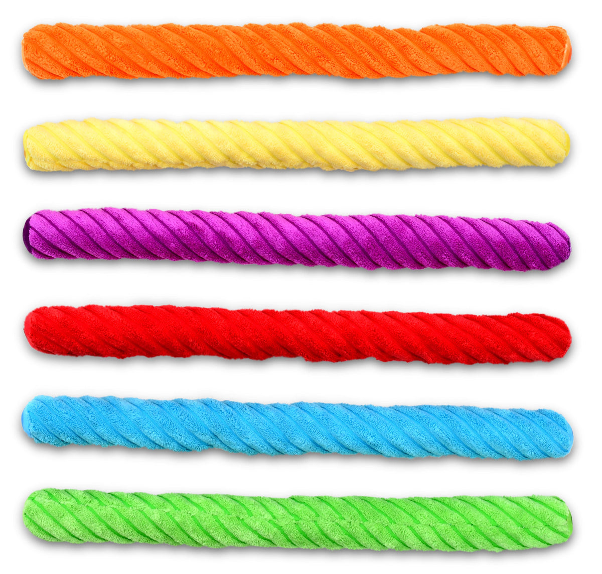 Rainbow Twizzlers Packaging Fleece Plush