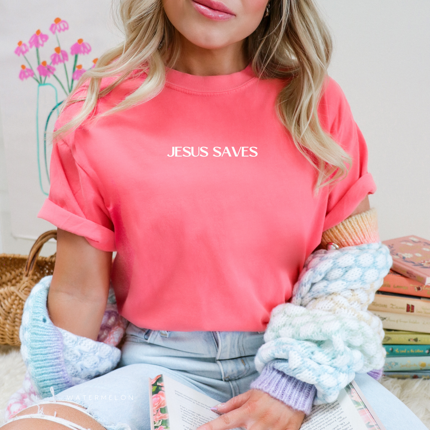 Jesus Saves Power In the Name of Jesus Unisex Christian Tee