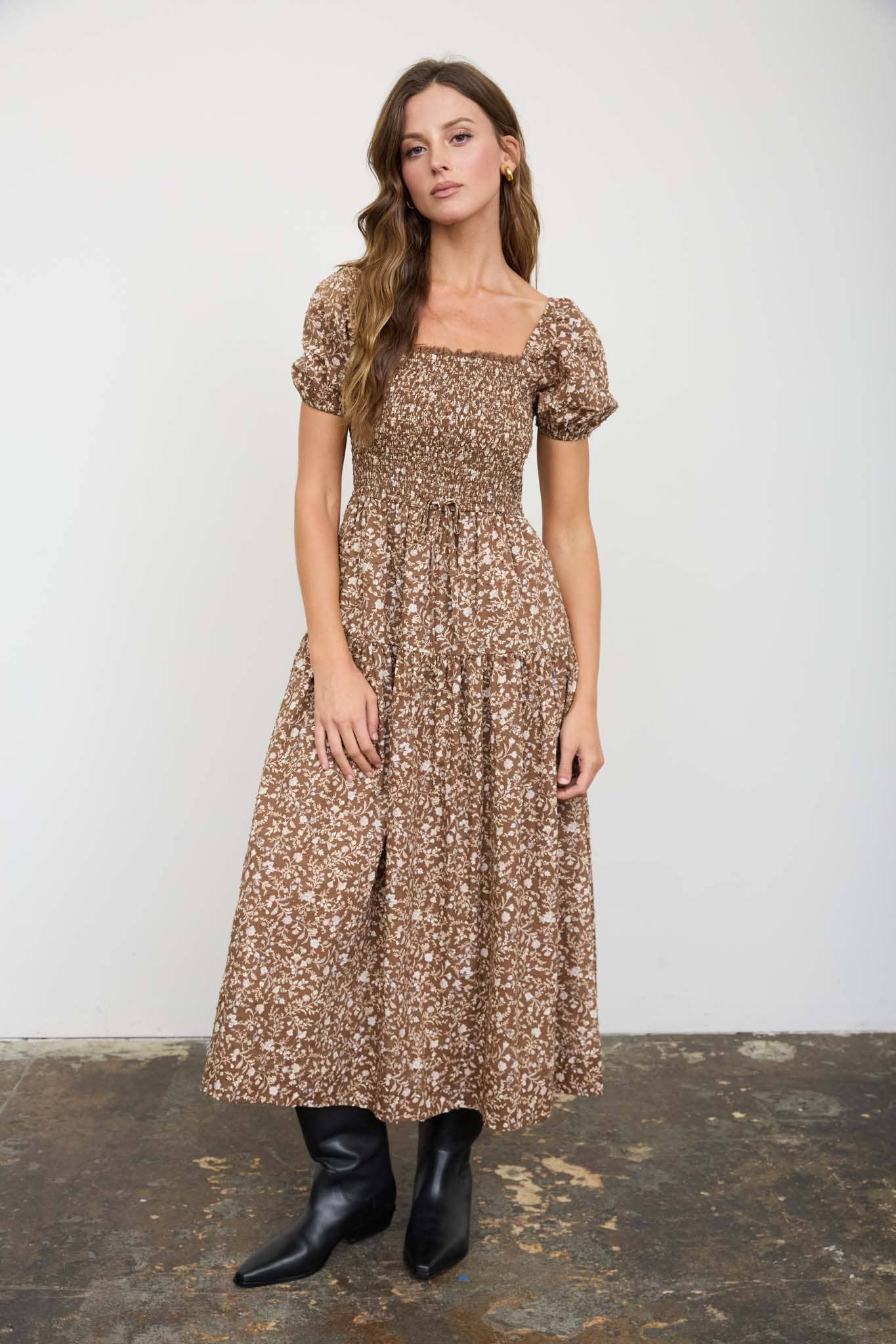 Mia Maxi Floral Dress