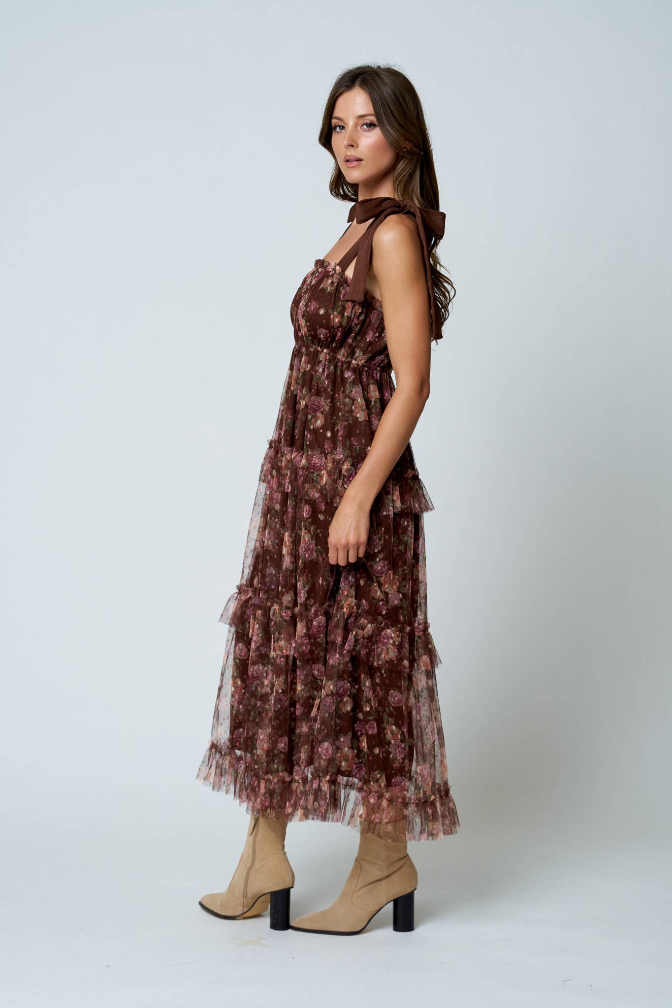 Floral Chiffon Dress