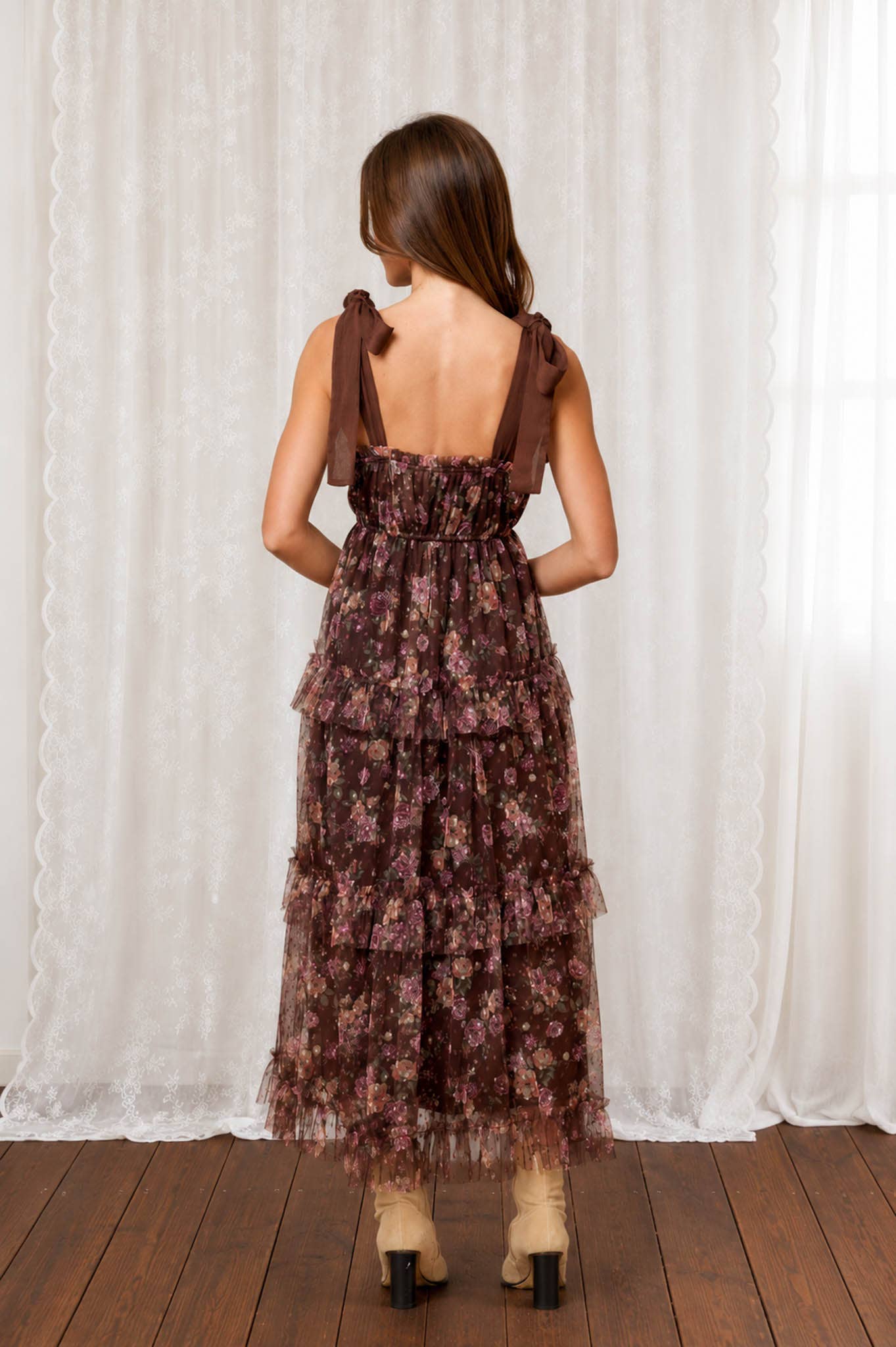 Floral Chiffon Dress