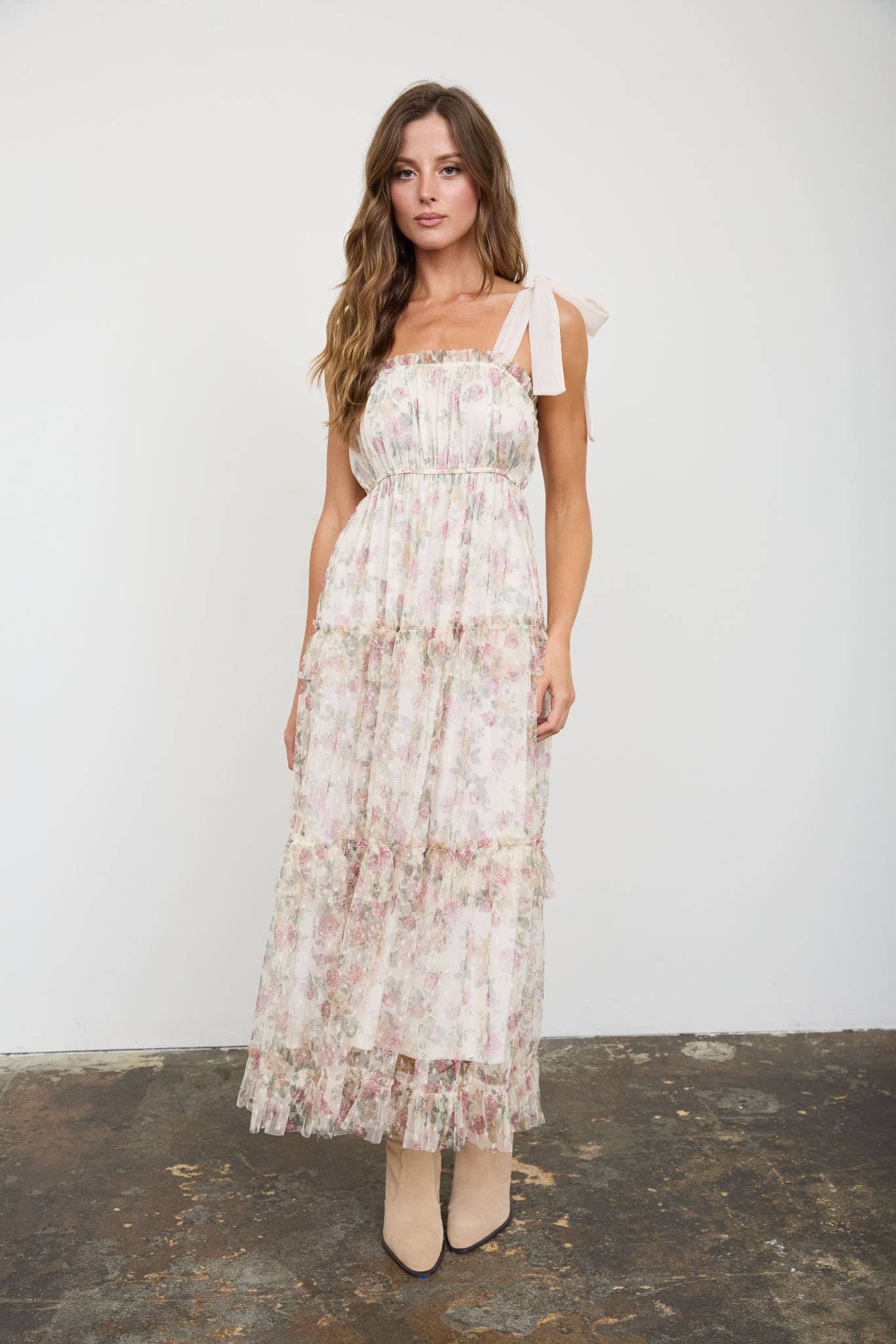 Floral Chiffon Dress