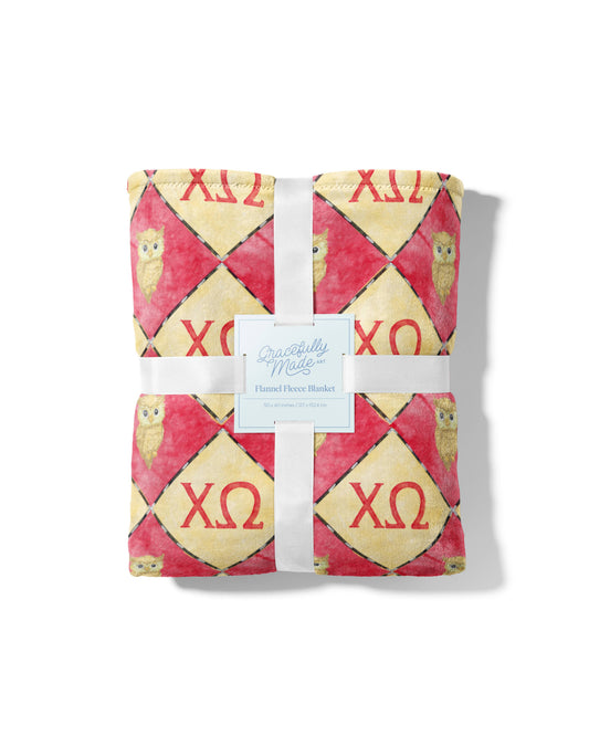 Chi Omega Blanket