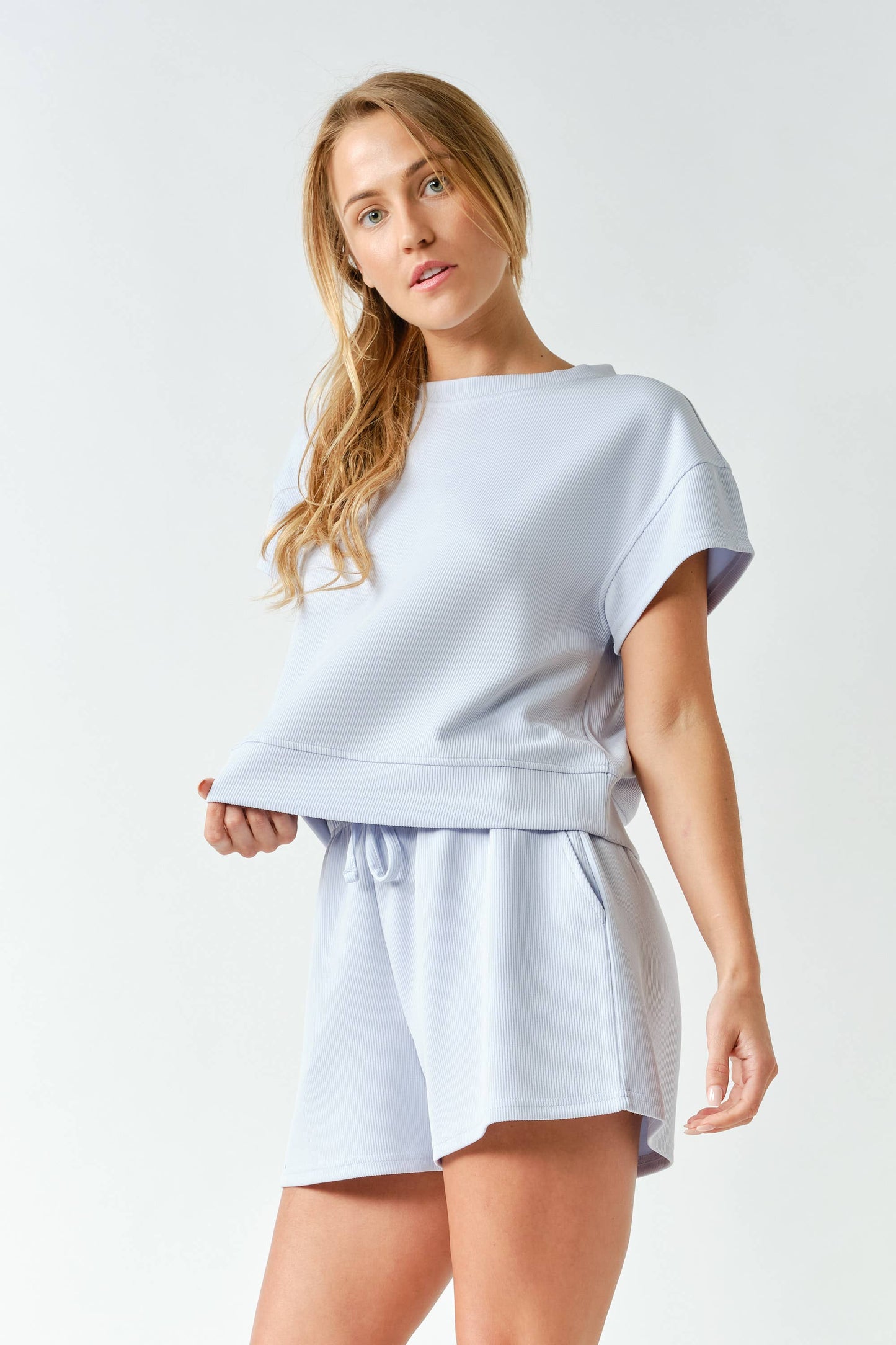 Luxe Rib Tee Set