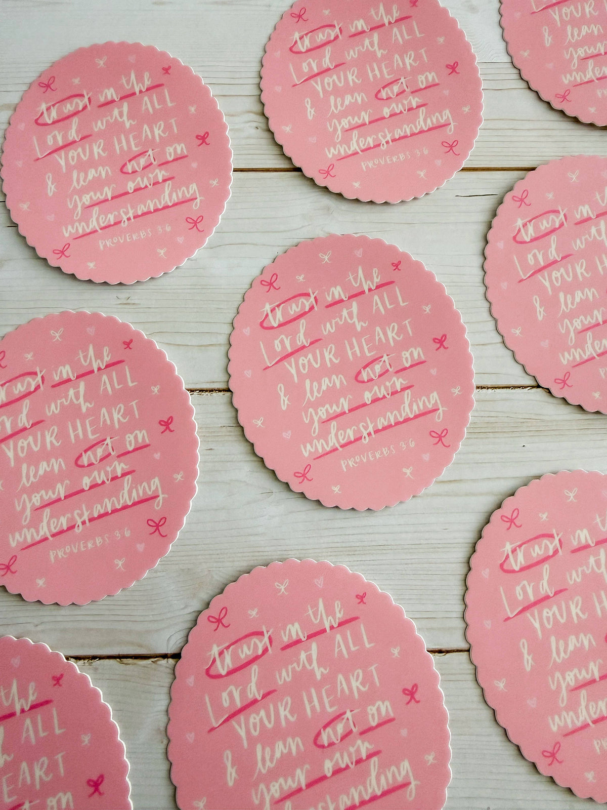 Proverbs 3:5-6 Sticker