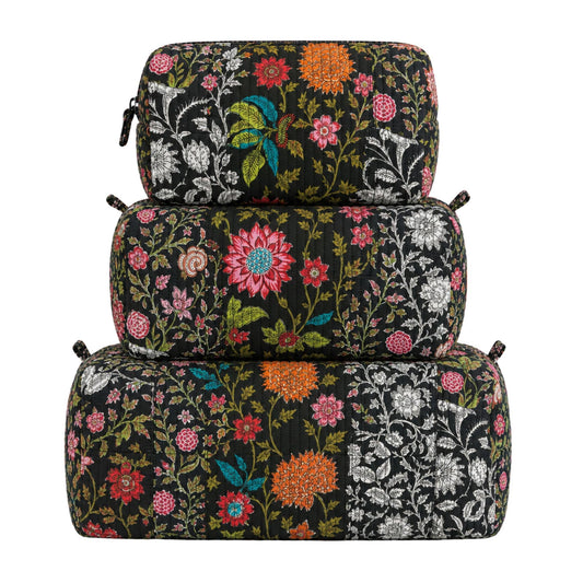 Black Patchwork Quilted Bag