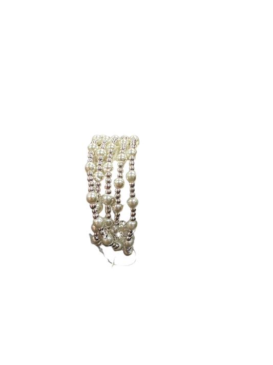 Silver Pearl Bracelet