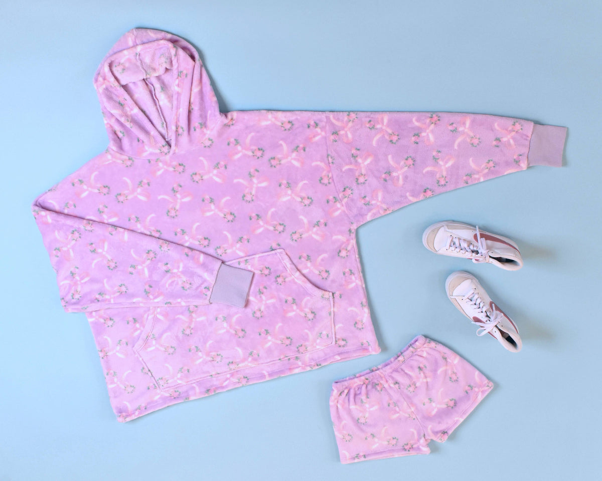 Lovely Lilac Oversized Blanket Hoodie