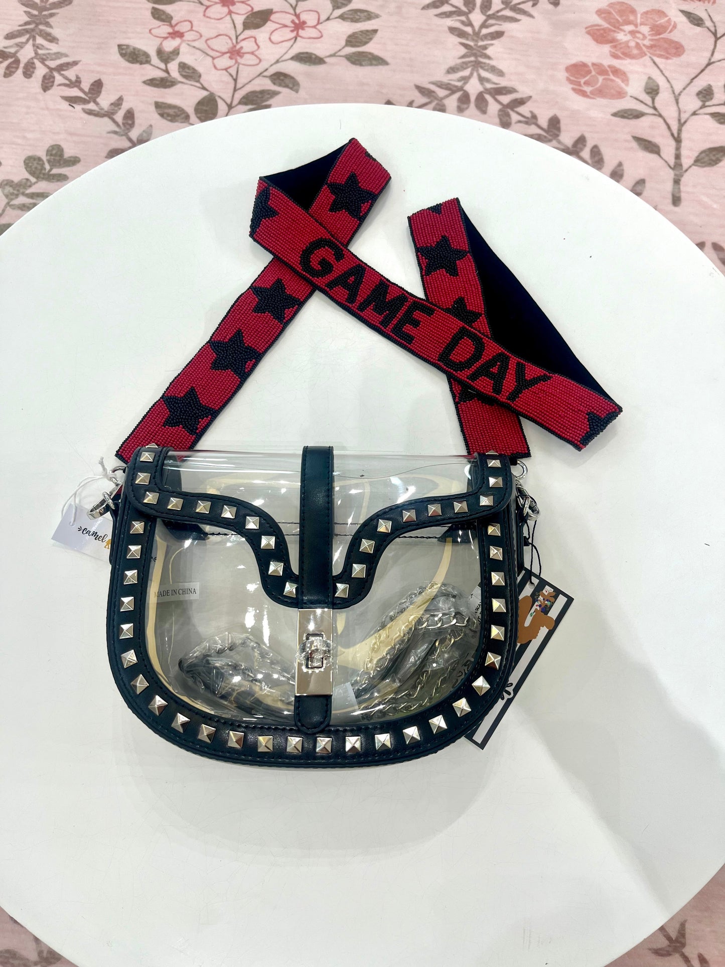 Game Day Clear Purse & Strap