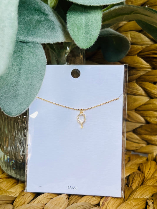 Pickleball Sparkle Necklace