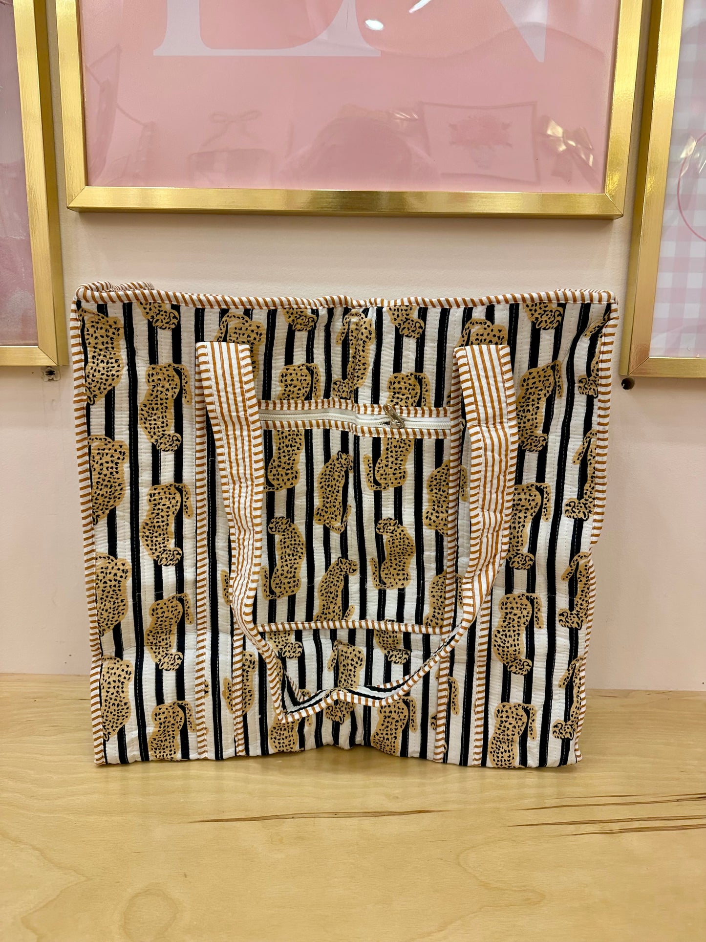 Leopard Quilt Bags