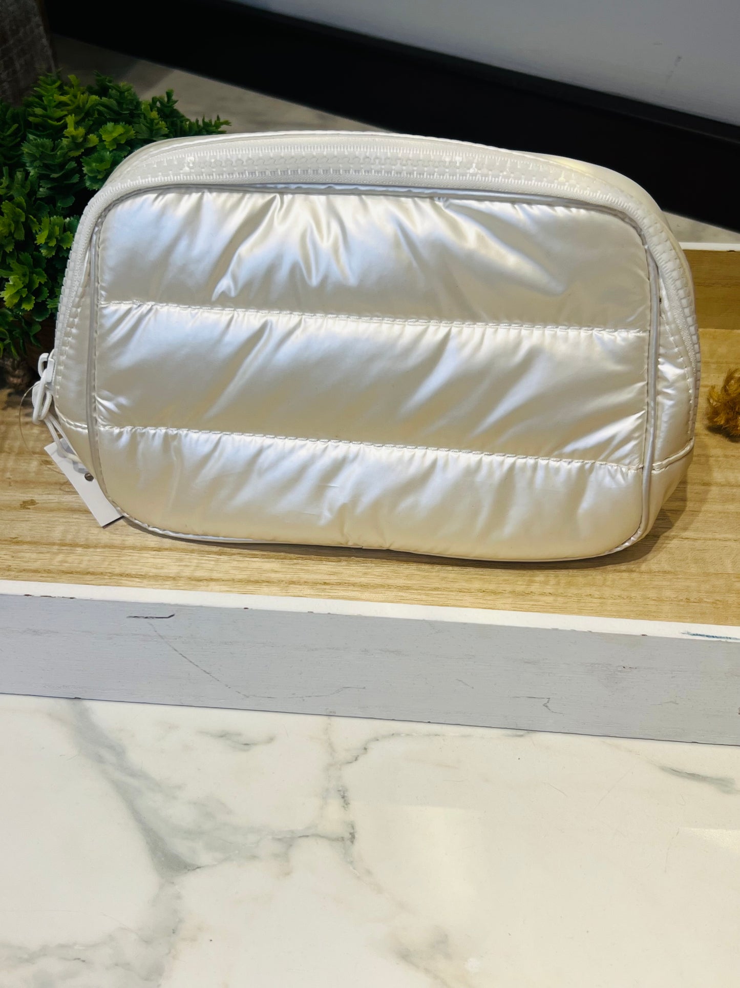 Metalic Puffer Crossbody