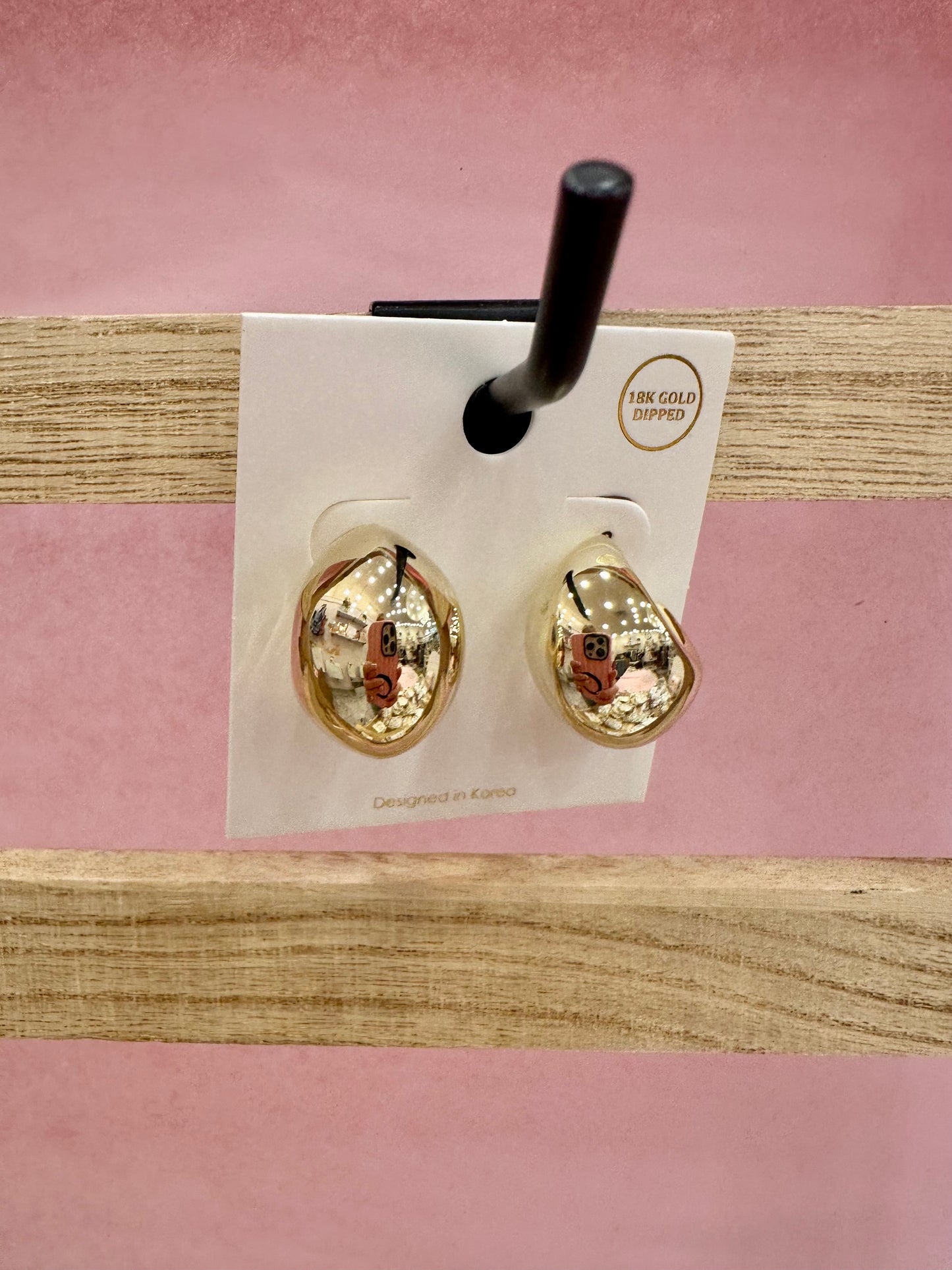 Large Gold Earrings