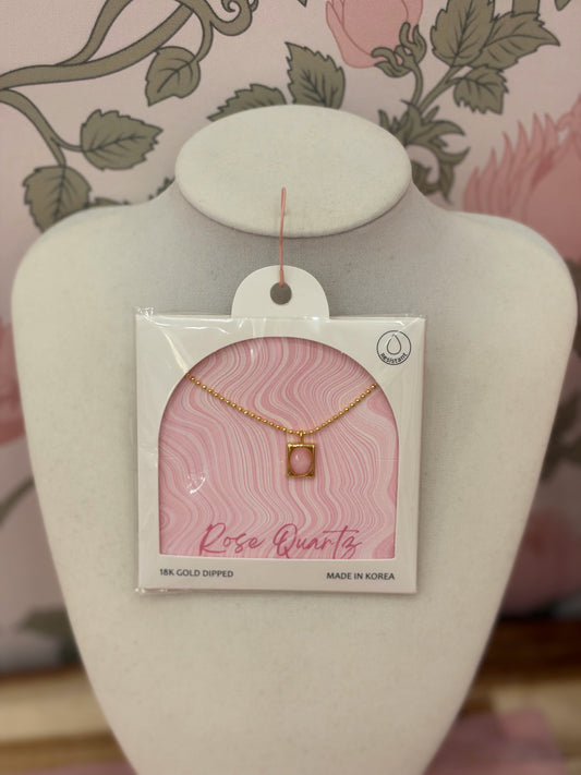 Rose Quartz Necklace