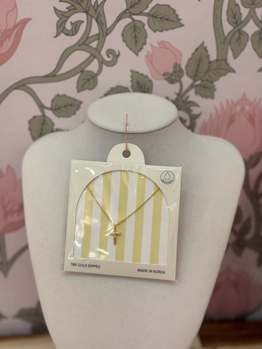 Jewel Cross Necklace