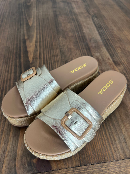 Lulah Gold Wedges