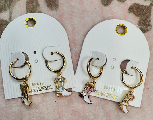 Mini Boot Earrings