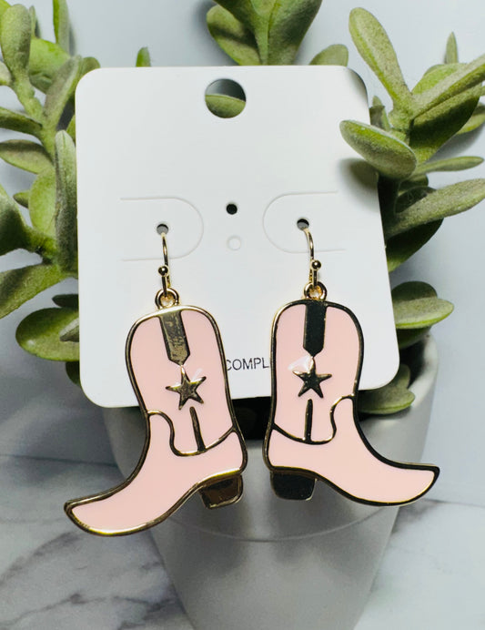 Cowgirl Boot Earrings