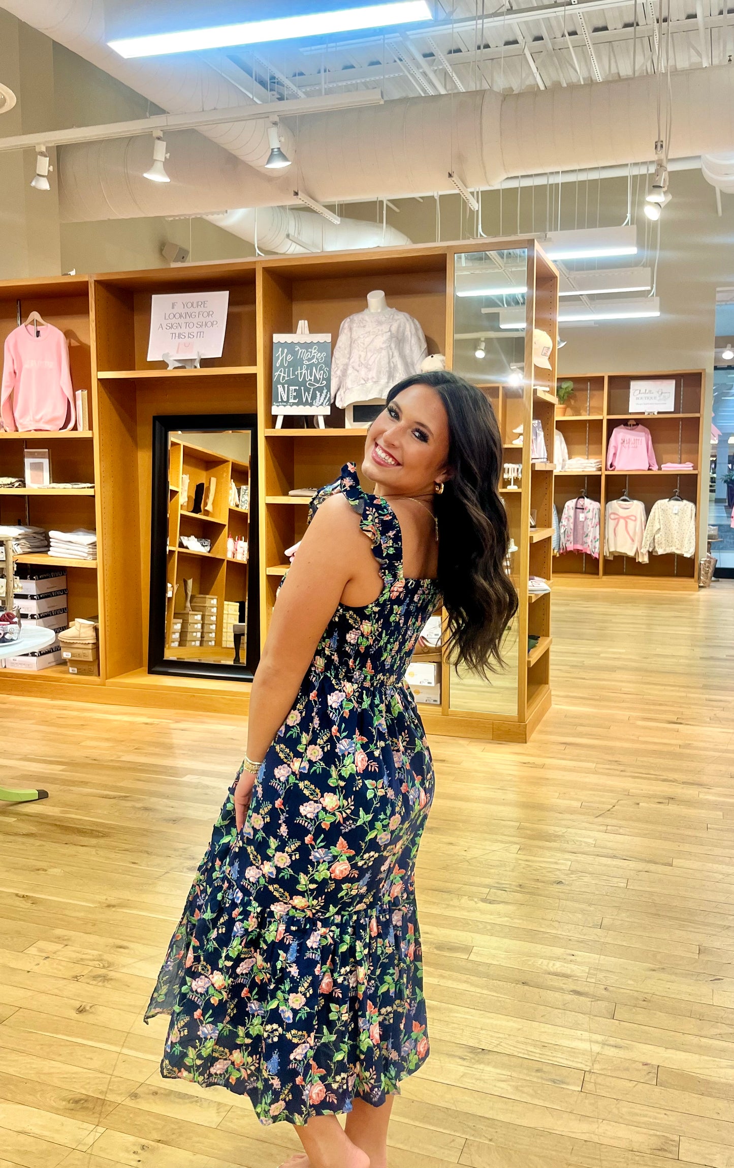 Magnolia Floral Dress