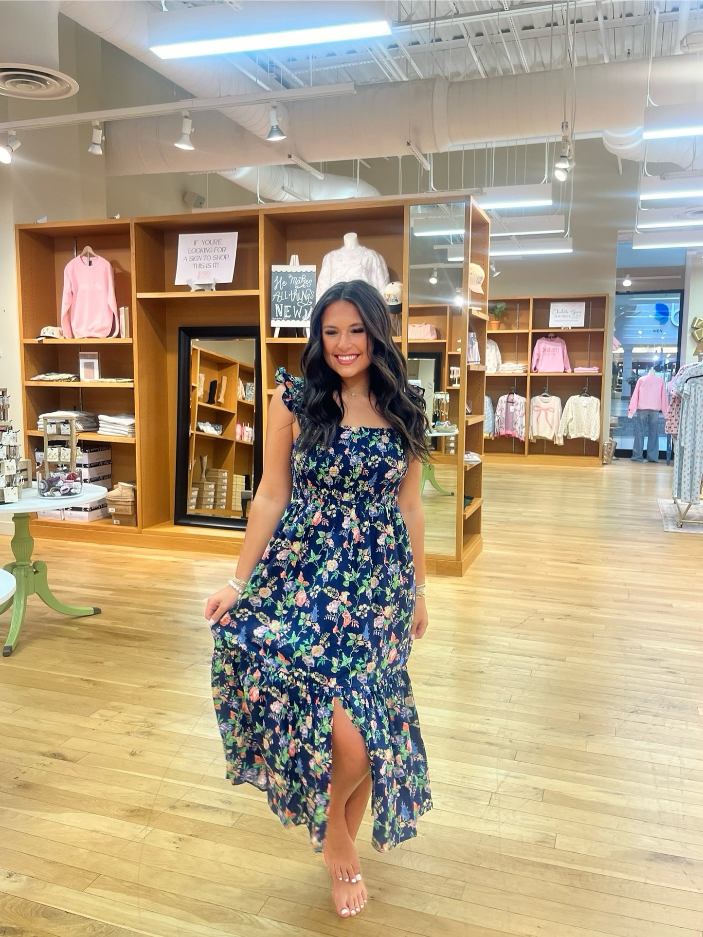 Magnolia Floral Dress