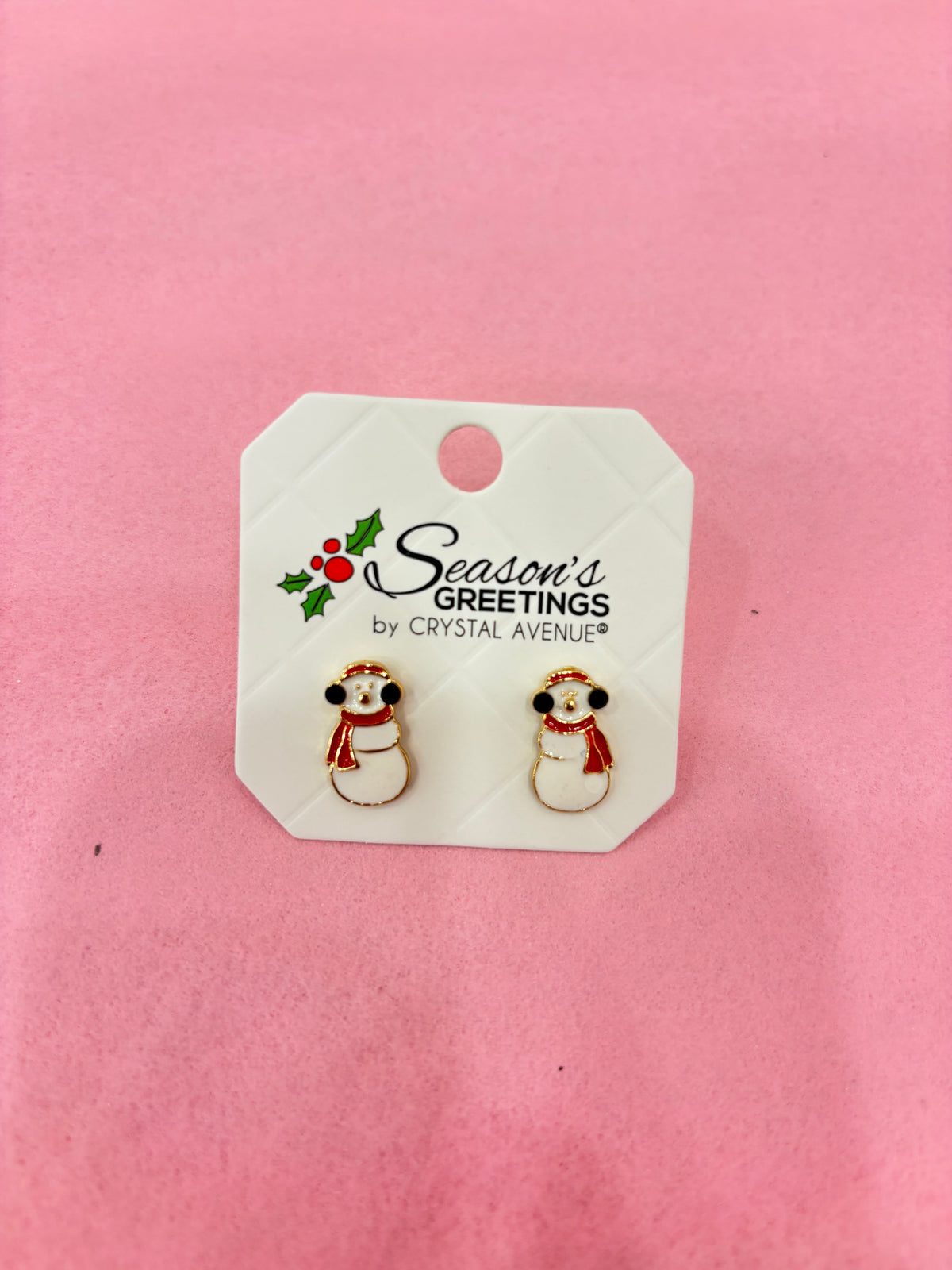 Snowman Earrings