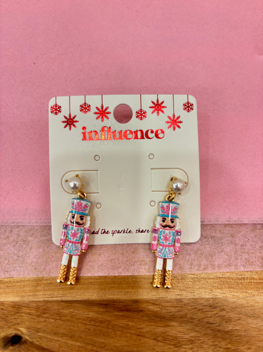 Pearl Nutcracker Earrings