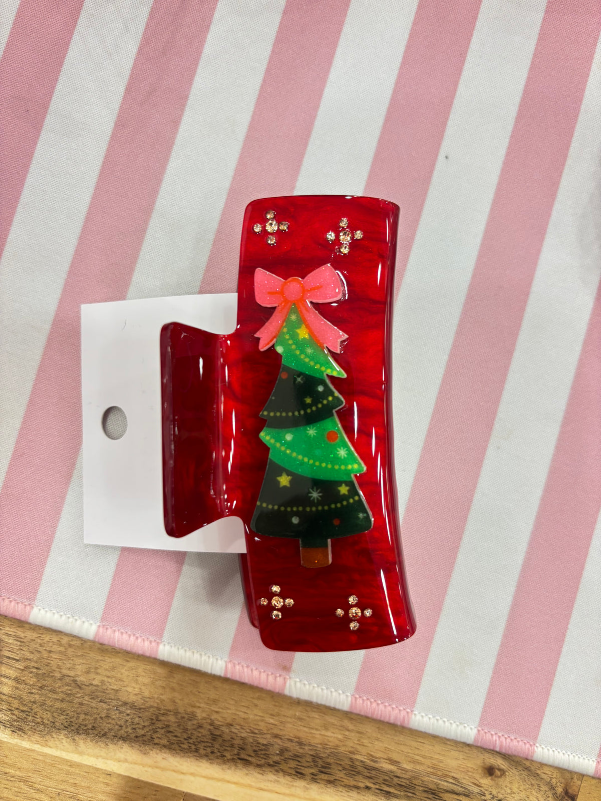 Christmas Tree Claw Clip