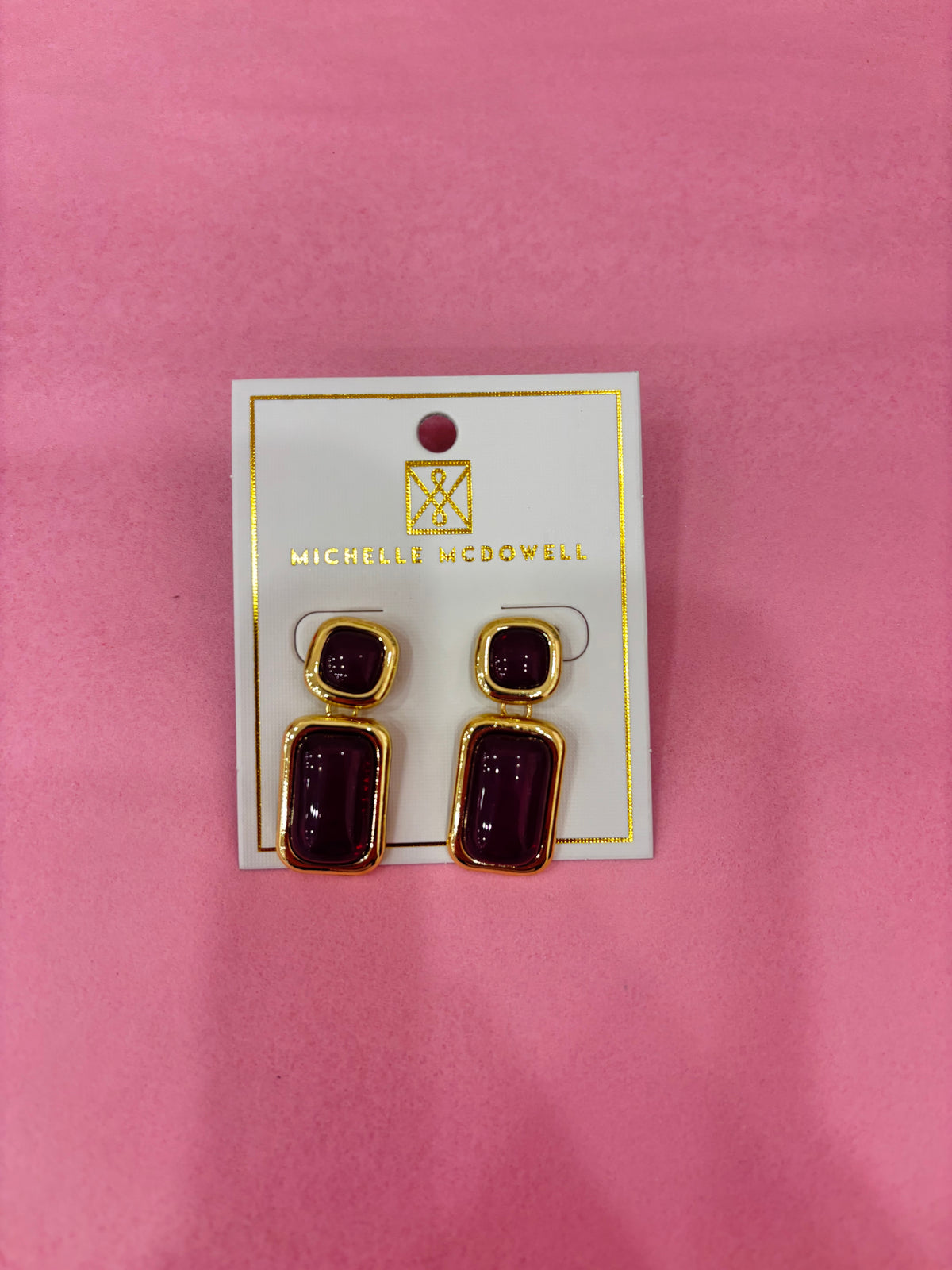 Laurel Plum Earrings