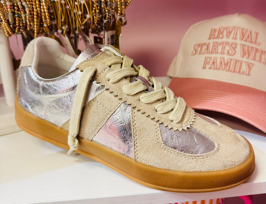 Vera Silver Sneakers