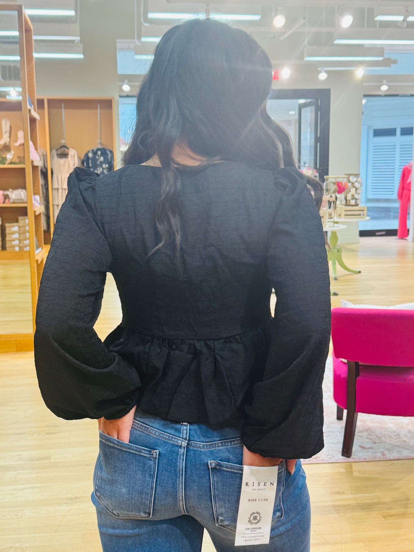 Bowtiful Black Top