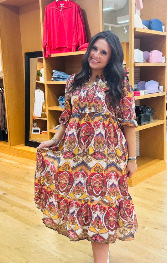 Mixed in Fall Dress