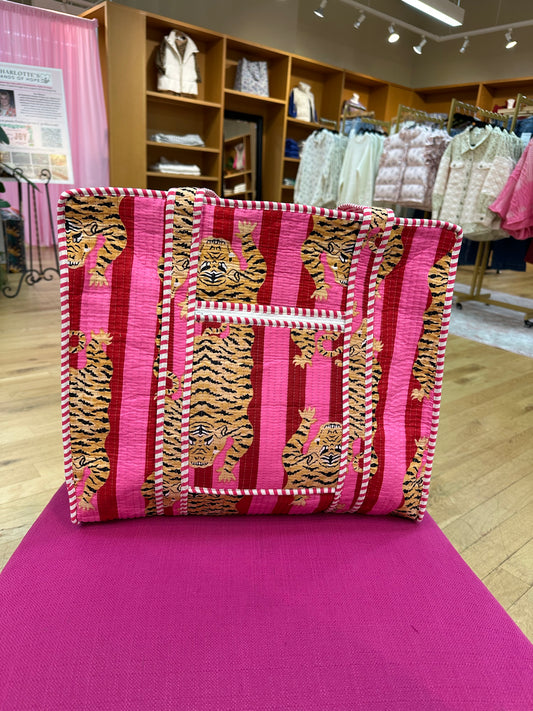 Pink and Red Tiger Whitney Bag