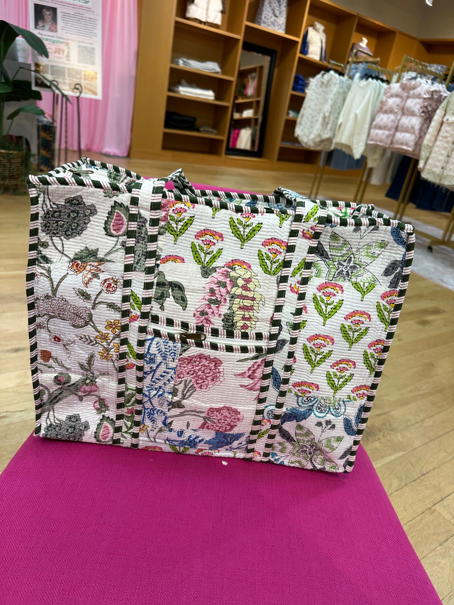 White Patchwork Whitney Bag