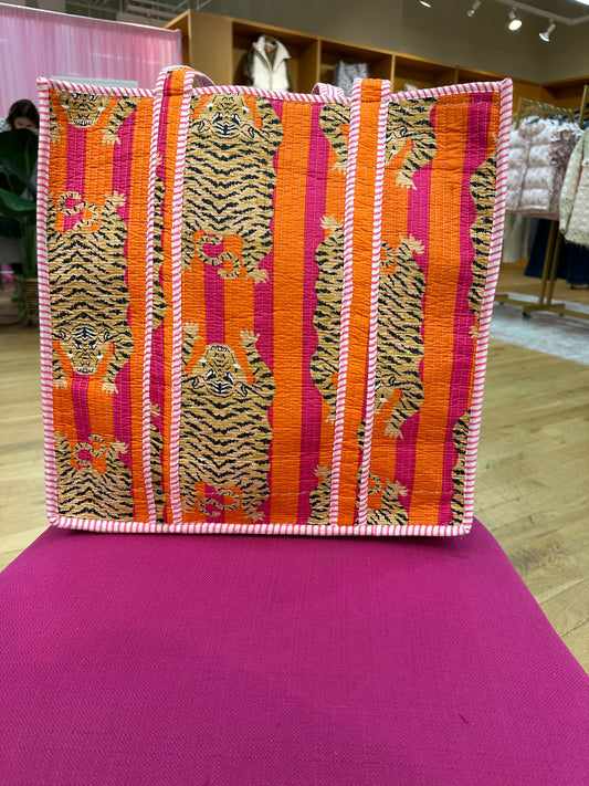 Orange and Pink Sydney Tiger Bag