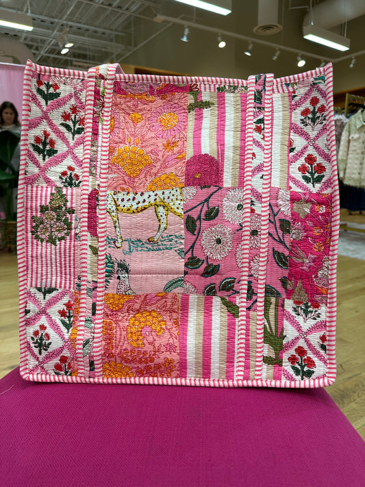 Pink Patchwork Sydney Bag