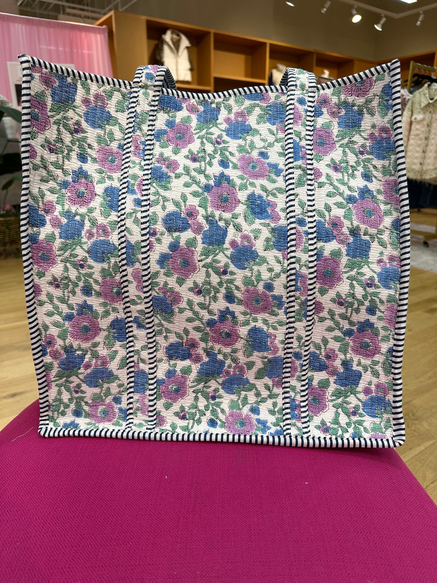 Purple Floral Sydney Bag