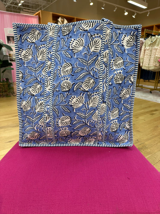 Blue Floral Sydney Bag