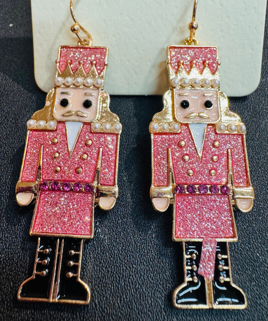 Pink Sparkle Nutcrackers