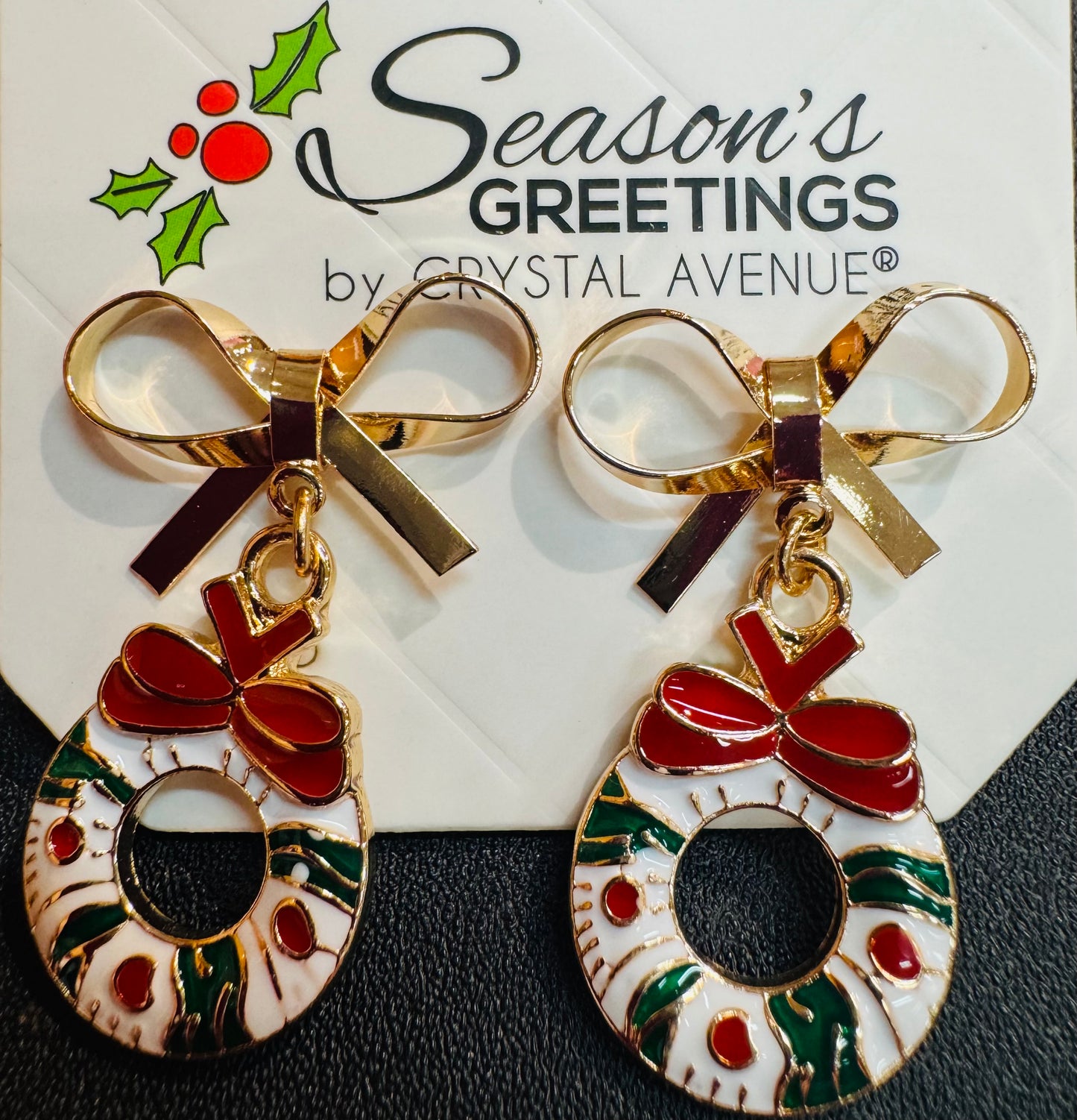 Dangle Wreath Earrings