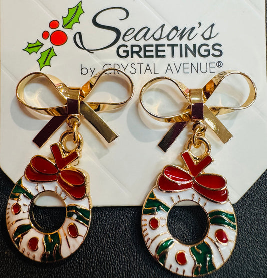 Dangle Wreath Earrings