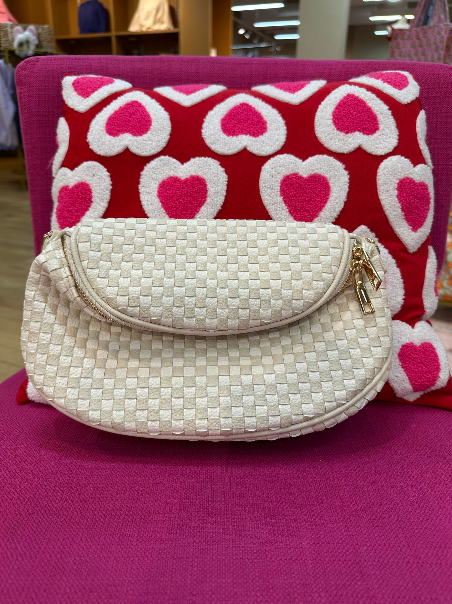 Checkered Crossbody