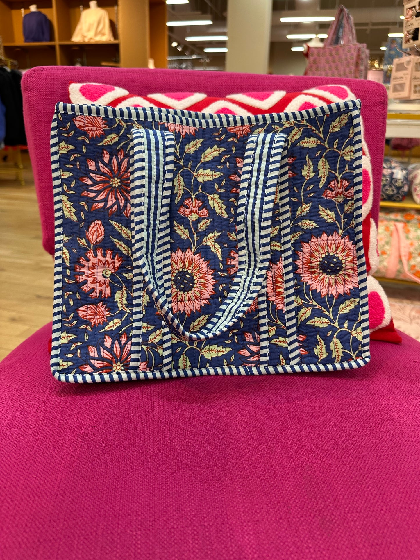 Stephanie Navy Floral