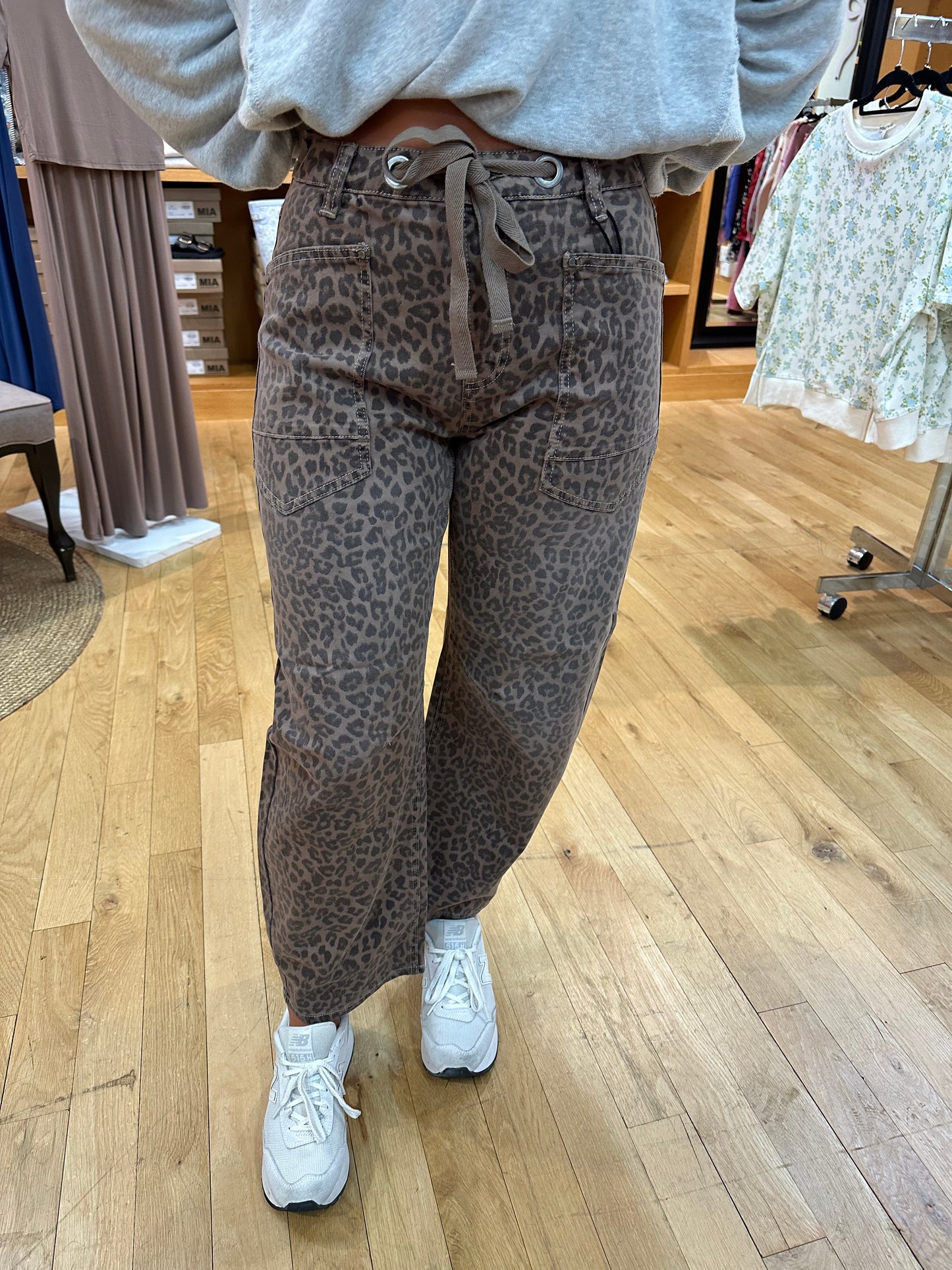 Jacie Leopard Jean