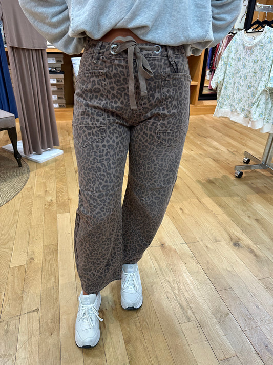 Jacie Leopard Jean