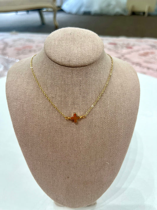 Gold Cross Necklace