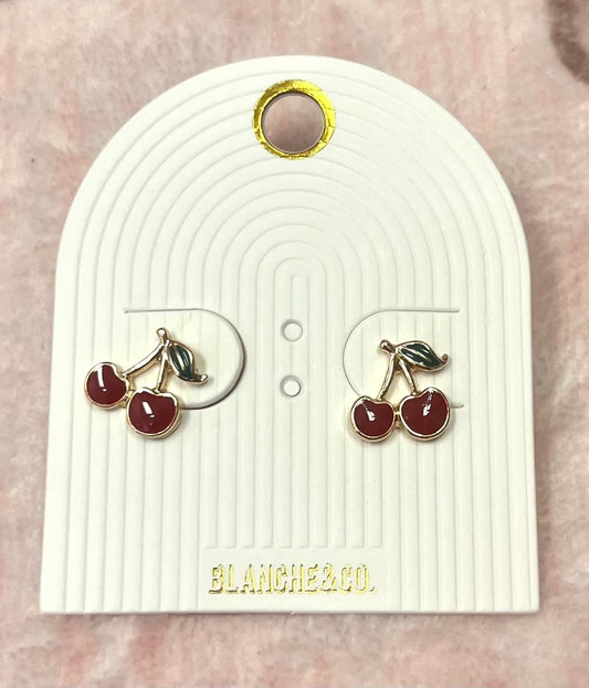 Gold & Red Cherries