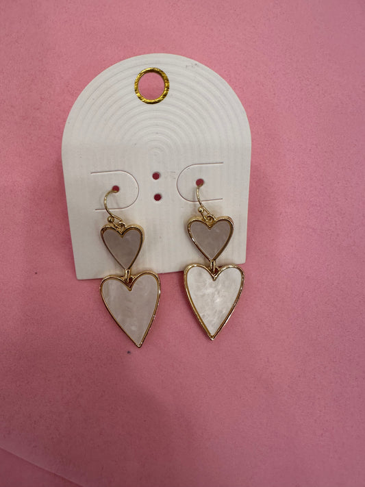 Stacked Heart Earrings