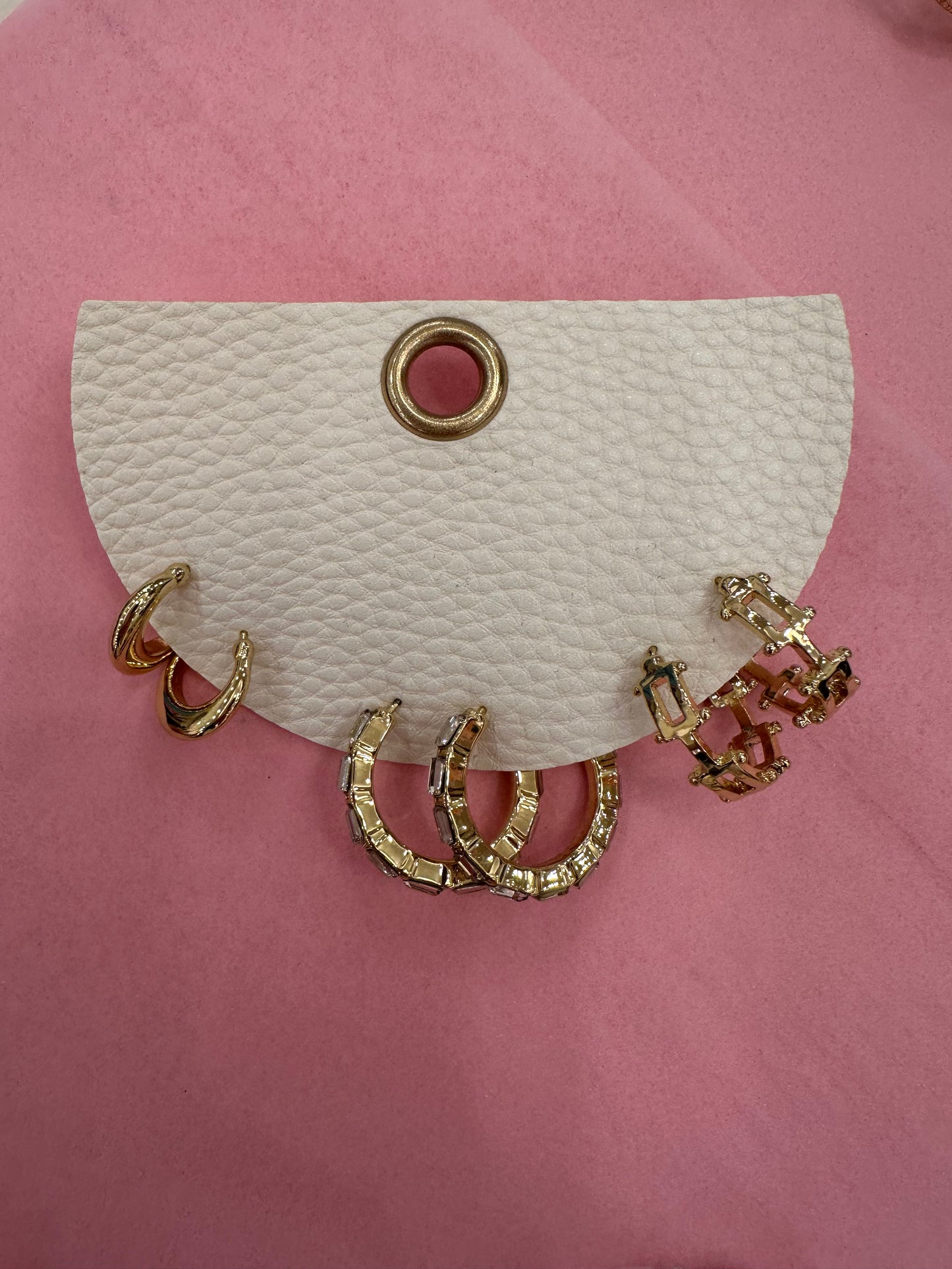 Chain Hoop Set