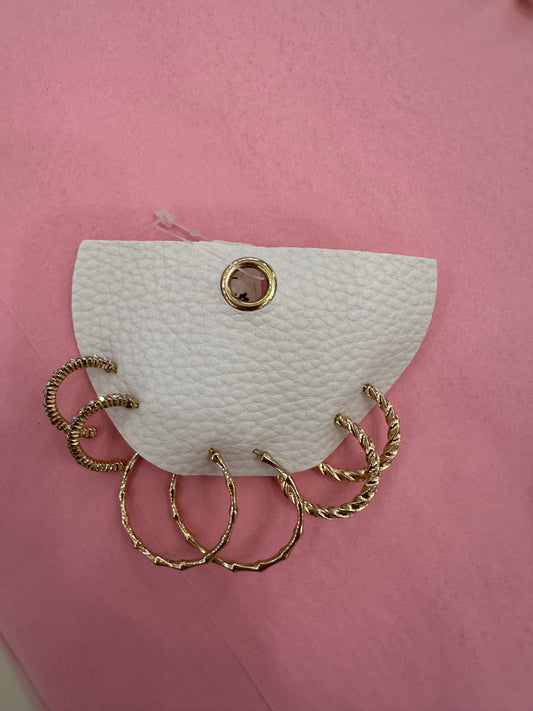 Twisted Hoop Set